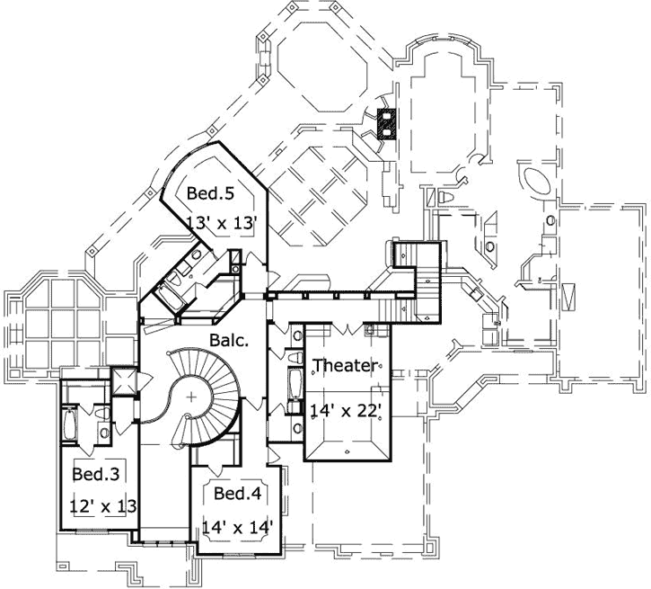 Upper/Second Floor Plan:19-1852