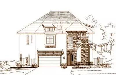 Traditional house plans 19-188 - front exterior, 4,920 sq ft, 3 bed, 3 bath house plans | Monster House Plans