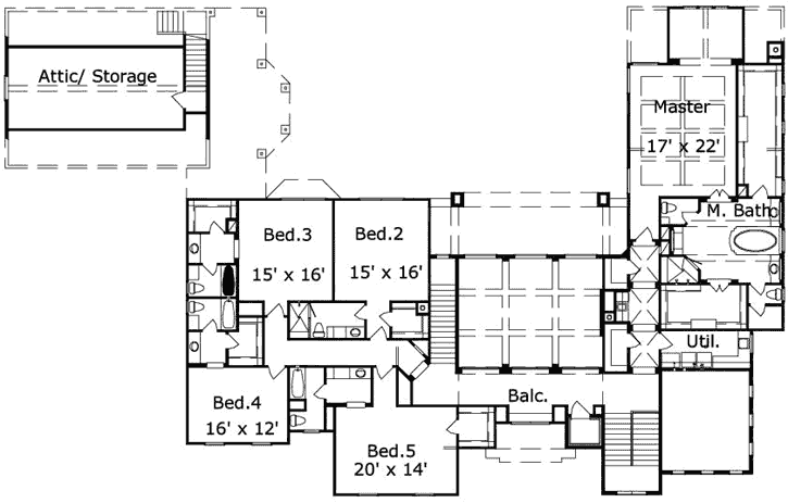 Upper/Second Floor Plan:19-1885