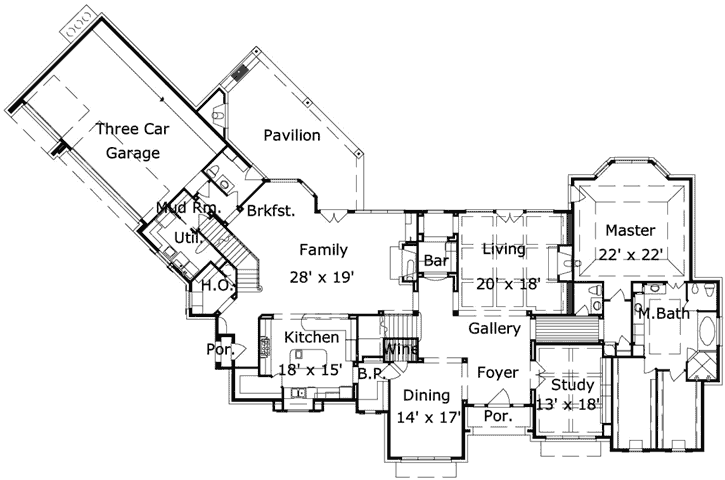Main Floor Plan: 19-1892