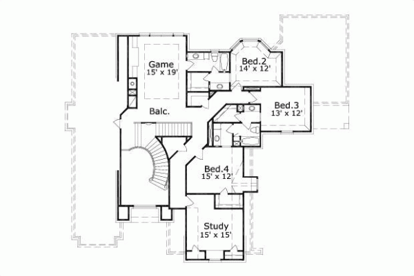 Upper/Second Floor Plan:19-190