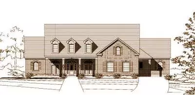 Traditional house plans 19-193 - front exterior, 4,361 sq ft, 3 bed, 3 bath house plans | Monster House Plans