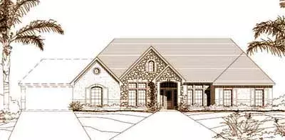 Traditional house plans 19-198 - front exterior, 3,187 sq ft, 4 bed, 3 bath house plans | Monster House Plans