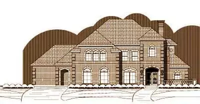 European house plans 19-200 - front exterior, 4,550 sq ft, 4 bed, 3 bath house plans | Monster House Plans