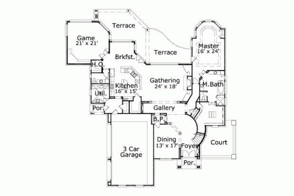 Main Floor Plan: 19-200