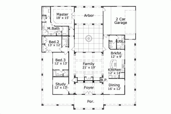 Main Floor Plan: 19-220