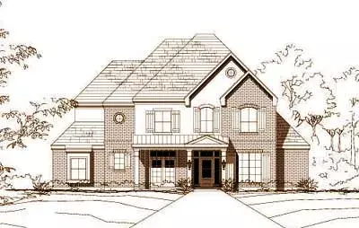 Traditional house plans 19-240 - front exterior, 4,308 sq ft, 5 bed, 4 bath house plans | Monster House Plans