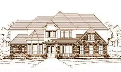 Traditional house plans 19-247 - front exterior, 4,398 sq ft, 5 bed, 3 bath house plans | Monster House Plans
