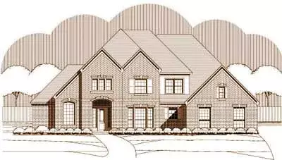 Traditional house plans 19-259 - front exterior, 4,652 sq ft, 5 bed, 4 bath house plans | Monster House Plans