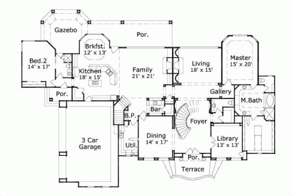Main Floor Plan: 19-268