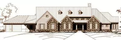 Country house plans 19-278 - front exterior, 6,114 sq ft, 5 bed, 5 bath house plans | Monster House Plans
