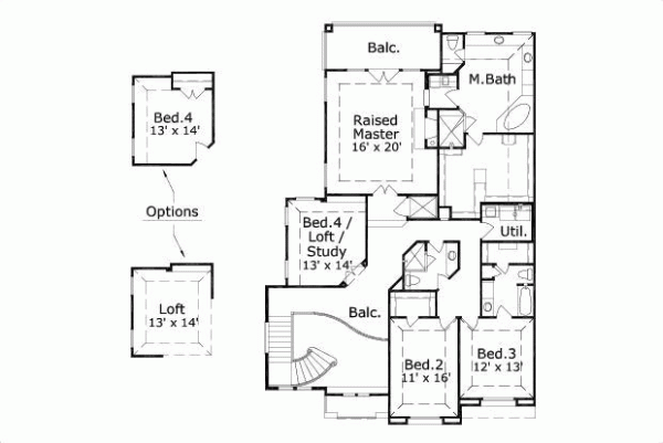 Upper/Second Floor Plan:19-304