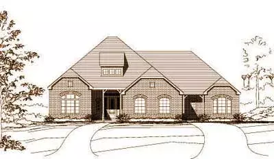 Traditional house plans 19-312 - front exterior, 3,427 sq ft, 4 bed, 2 bath house plans | Monster House Plans