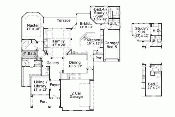 Main Floor Plan: 19-316