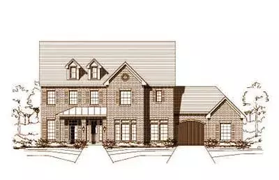 Traditional house plans 19-321 - front exterior, 4,473 sq ft, 5 bed, 3 bath house plans | Monster House Plans