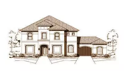 Traditional house plans 19-322 - front exterior, 4,312 sq ft, 5 bed, 3 bath house plans | Monster House Plans
