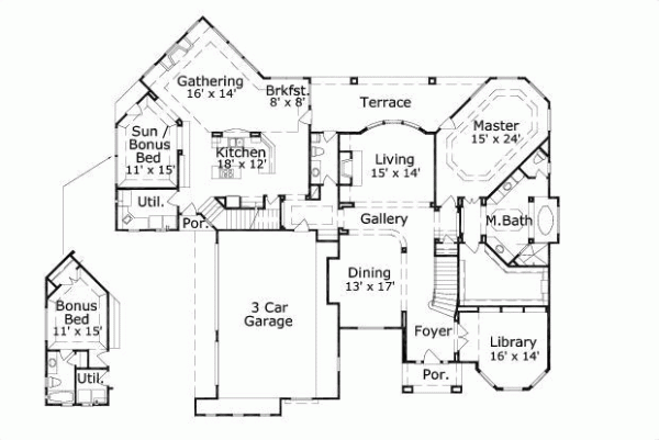 Main Floor Plan: 19-325
