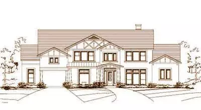 Craftsman house plans 19-328 - front exterior, 4,432 sq ft, 4 bed, 3 bath house plans | Monster House Plans