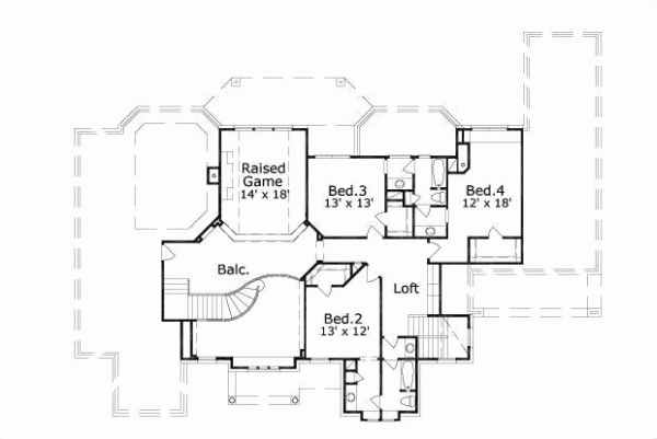 Upper/Second Floor Plan: 19-336
