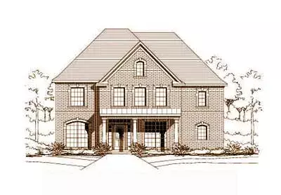 Traditional house plans 19-353 - front exterior, 3,032 sq ft, 4 bed, 2 bath house plans | Monster House Plans