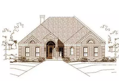 Traditional house plans 19-386 - front exterior, 3,433 sq ft, 5 bed, 3 bath house plans | Monster House Plans