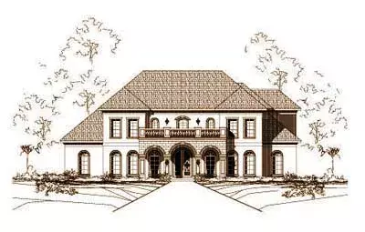 Mediterranean house plans 19-389 - front exterior, 5,920 sq ft, 5 bed, 5 bath house plans | Monster House Plans