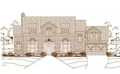 Traditional house plans 19-395 - front exterior, 2,386 sq ft, 4 bed, 3 bath house plans | Monster House Plans
