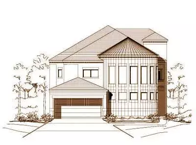 Contemporary house plans 19-399 - front exterior, 4,541 sq ft, 1 bed, 3 bath house plans | Monster House Plans