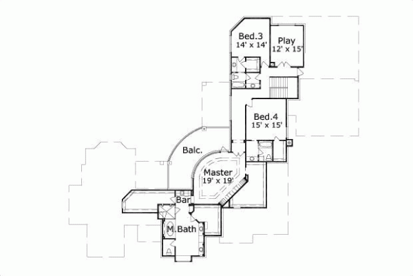 Upper/Second Floor Plan:19-400
