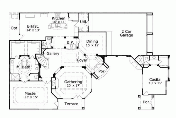 Main Floor Plan: 19-419