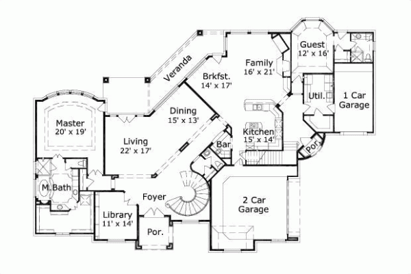 Main Floor Plan: 19-436