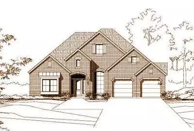 Traditional house plans 19-441 - front exterior, 2,586 sq ft, 3 bed, 2 bath house plans | Monster House Plans