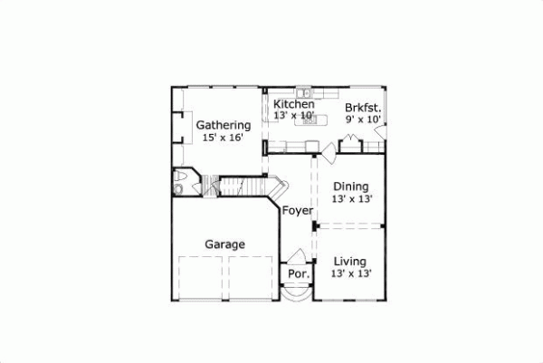 Main Floor Plan: 19-445
