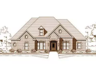 Traditional house plans 19-452 - front exterior, 2,875 sq ft, 4 bed, 3 bath house plans | Monster House Plans