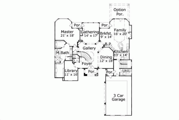 Main Floor Plan: 19-487