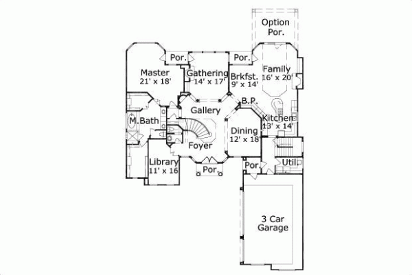 Main Floor Plan: 19-490