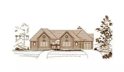 Traditional house plans 19-491 - front exterior, 3,940 sq ft, 3 bed, 3 bath house plans | Monster House Plans