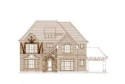 European house plans 19-496 - front exterior, 3,998 sq ft, 5 bed, 3 bath house plans | Monster House Plans
