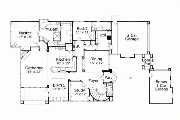 Main Floor Plan: 19-499
