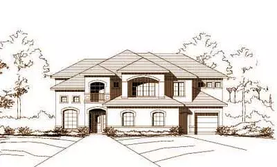 Traditional house plans 19-524 - front exterior, 4,028 sq ft, 4 bed, 3 bath house plans | Monster House Plans