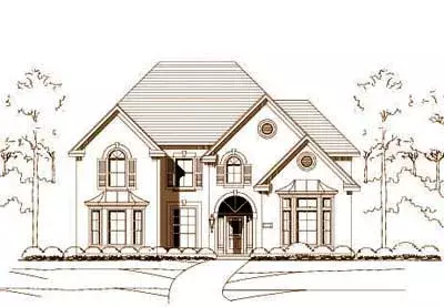 Traditional house plans 19-528 - front exterior, 4,233 sq ft, 5 bed, 4 bath house plans | Monster House Plans