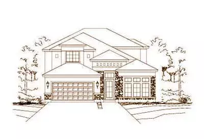 Tuscan house plans 19-542 - front exterior, 3,325 sq ft, 4 bed, 3 bath house plans | Monster House Plans