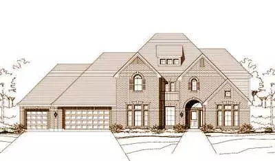 Traditional house plans 19-545 - front exterior, 5,025 sq ft, 6 bed, 4 bath house plans | Monster House Plans