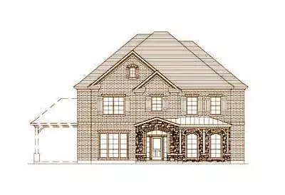 Traditional house plans 19-554 - front exterior, 4,311 sq ft, 5 bed, 3 bath house plans | Monster House Plans