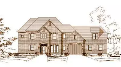 Traditional house plans 19-562 - front exterior, 4,138 sq ft, 4 bed, 3 bath house plans | Monster House Plans