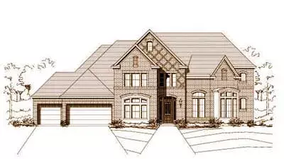 Traditional house plans 19-592 - front exterior, 5,351 sq ft, 5 bed, 4 bath house plans | Monster House Plans
