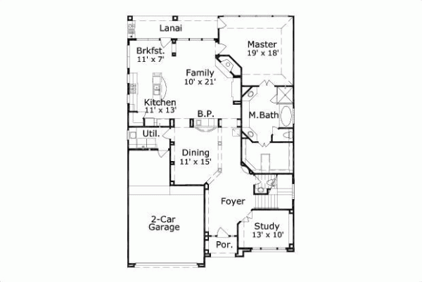 Main Floor Plan: 19-598