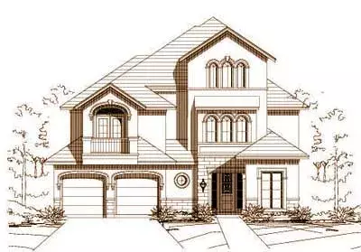 Traditional house plans 19-601 - front exterior, 3,390 sq ft, 3 bed, 4 bath house plans | Monster House Plans