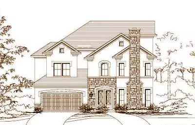Traditional house plans 19-603 - front exterior, 3,610 sq ft, 3 bed, 3 bath house plans | Monster House Plans