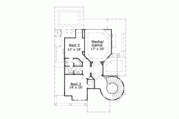 Upper/Second Floor Plan:19-614